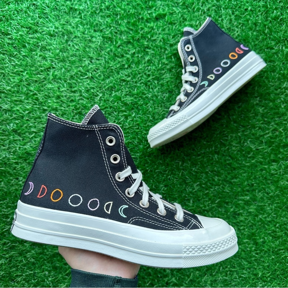 🎁Converse Chuck 70 Hi Black / Vintage White - Picture 9 of 10